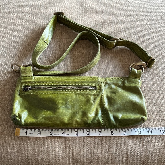 JIGSAW green cross-body purse belt many pockets - Picture 4 of 4